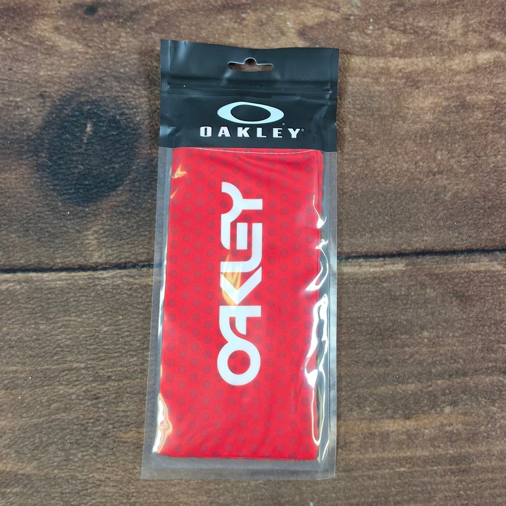 Oakley Microbag Sunglasses Case OS Red New Grips Red Dot Logo 103-005-001
